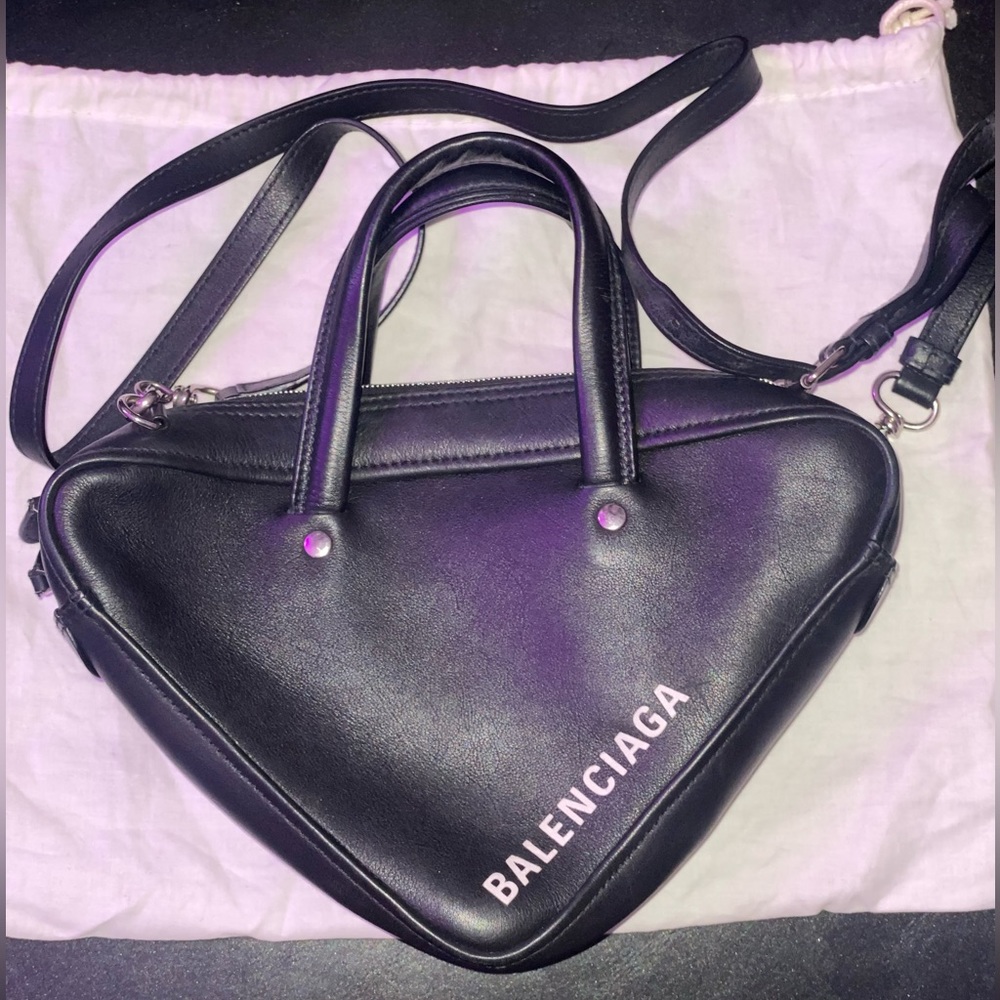 Balenciaga Triangle Bag, Black (Size Small) - Picture 2 of 9